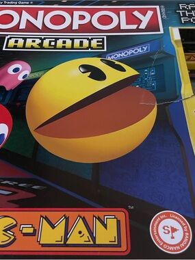 Hasbro Monopoly Arcade PAC-MAN Yellow Game Artwork